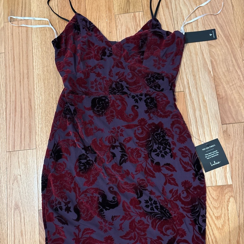 Lulus velvet dress